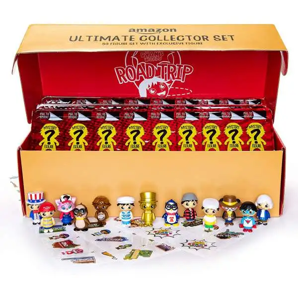 Ryans World Road Trip Road Kit Mystery Micro Figure 6Pack Starter Set