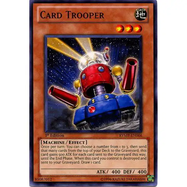YuGiOh GX Trading Card Game Ra Yellow Mega Pack Common Card Trooper RYMP-EN006