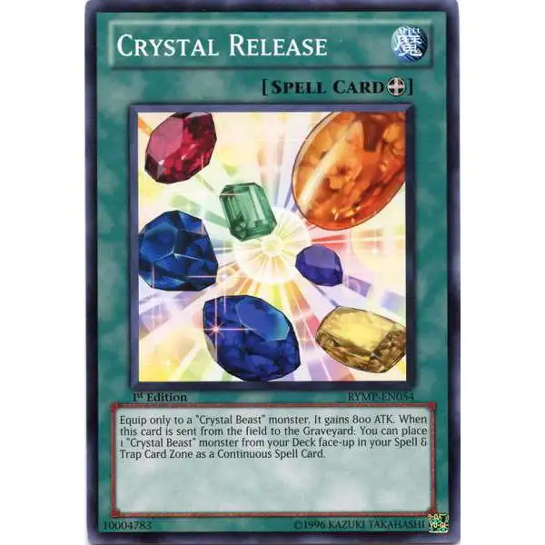 YuGiOh GX Trading Card Game Ra Yellow Mega Pack Common Crystal Release RYMP-EN054