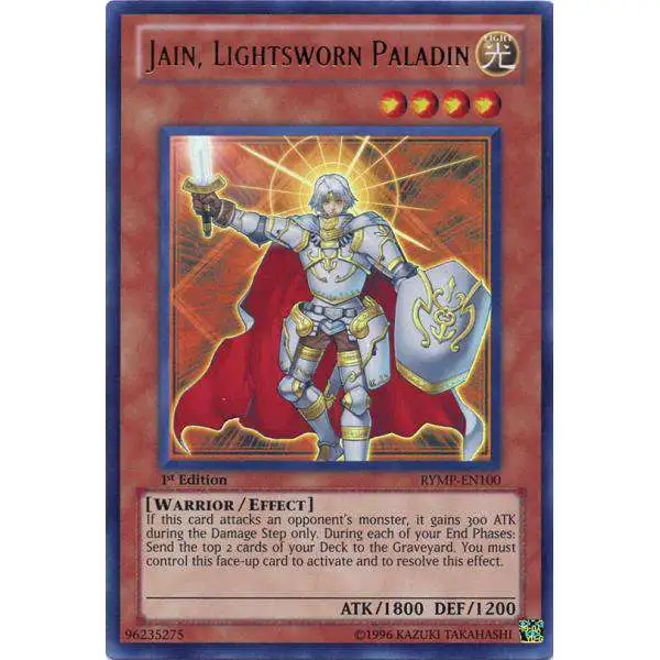 YuGiOh GX Trading Card Game Ra Yellow Mega Pack Ultra Rare Jain, Lightsworn Paladin RYMP-EN100