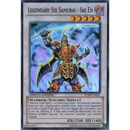 YuGiOh GX Trading Card Game Ra Yellow Mega Pack Super Rare Legendary Six Samurai - Shi En RYMP-ENSE1