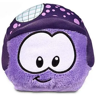 Club Penguin Series 11 Purple Puffle 4-Inch Plush [Disco Ball Hat]