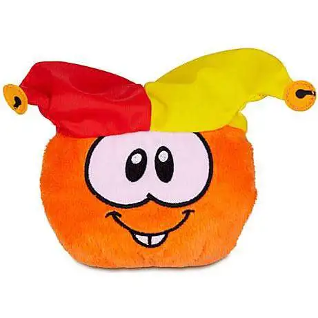 Club Penguin Series 12 Orange Puffle 4-Inch Plush [Jester Hat]