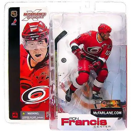 McFarlane Toys NHL Carolina Hurricanes Sports Picks Hockey Series 4 Ron Francis Action Figure [Red Jersey Variant]