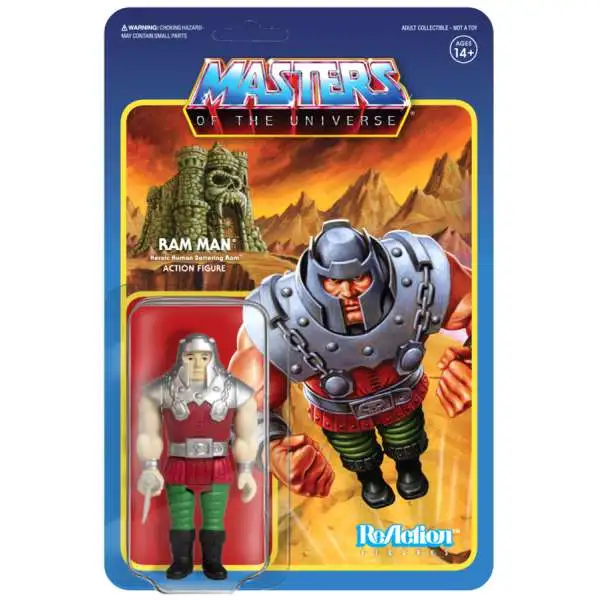 Masters of the Universe ReAction Ram Man Action Figure
