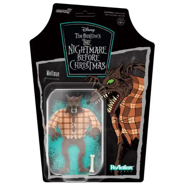 ReAction Nightmare Before Christmas Wave 2 Wolfman Action Figure