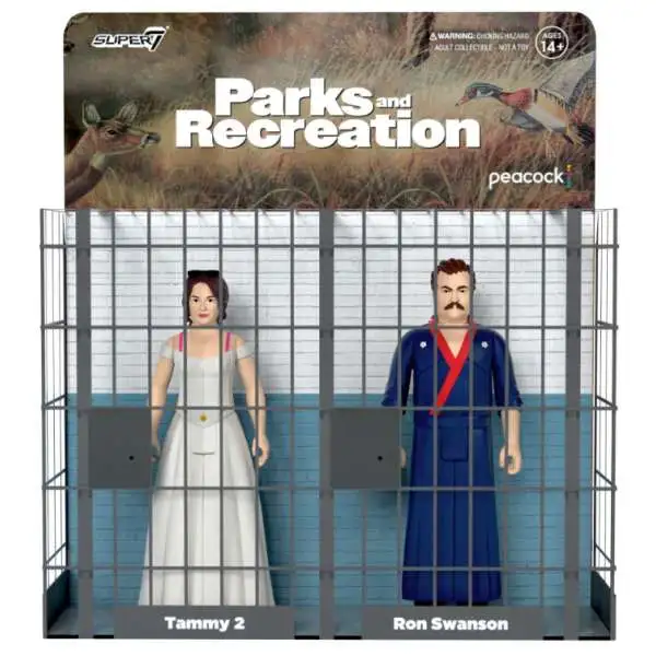 ReAction Parks and Recreation Wave 2 Ron & Tammy Action Figure 2-Pack [Wedding Night]
