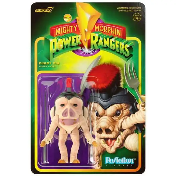 Power Rangers ReAction Pudgy Pig Action Figure [Mighty Morphin']
