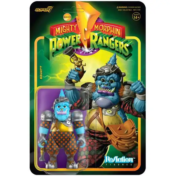 ReAction Mighty Morphin Power Rangers Wave 3 Squatt Action Figure