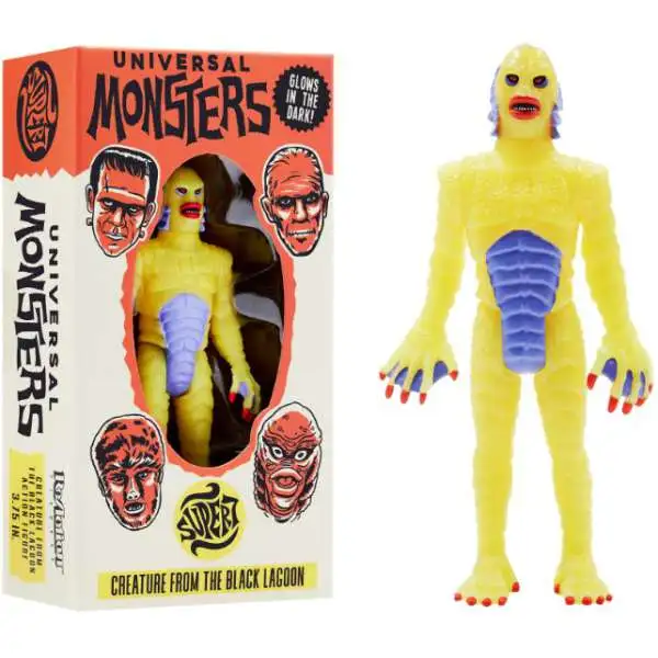 ReAction Universal Monsters Creature From The Black Lagoon Action Figure [Glow In The Dark Dark Costume Colors]