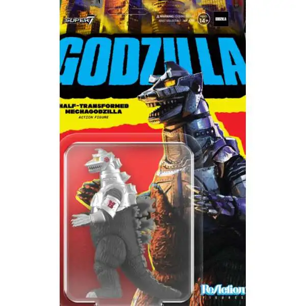 ReAction TOHO Half Transformed Mechagodzilla Action Figure