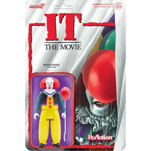 ReAction IT The Movie Wave 1 Pennywise Action Figure [Clown]