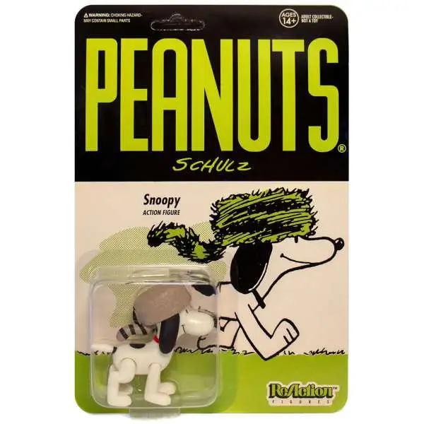 Peanuts ReAction Snoopy Action Figure [Raccoon Hat]