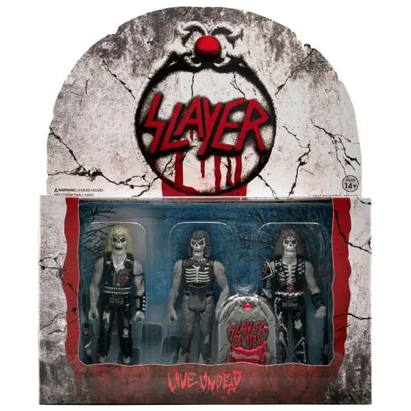 ReAction Slayer Live Undead 3 Pack Action Figures