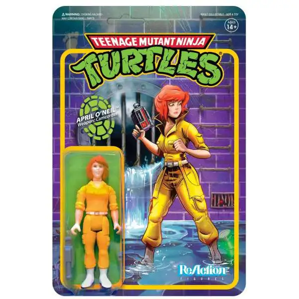 ReAction Teenage Mutant Ninja Turtles April O'Neil Action Figure