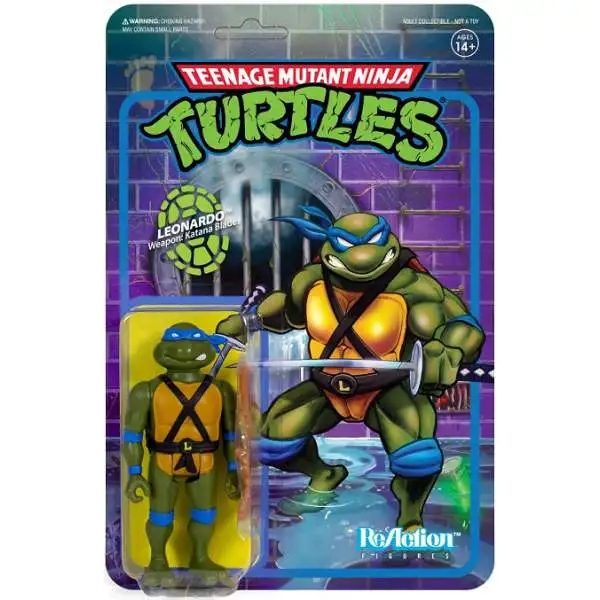 ReAction Teenage Mutant Ninja Turtles Leonardo Action Figure
