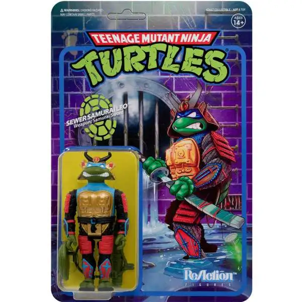 ReAction Teenage Mutant Ninja Turtles Samurai Leonardo Action Figure