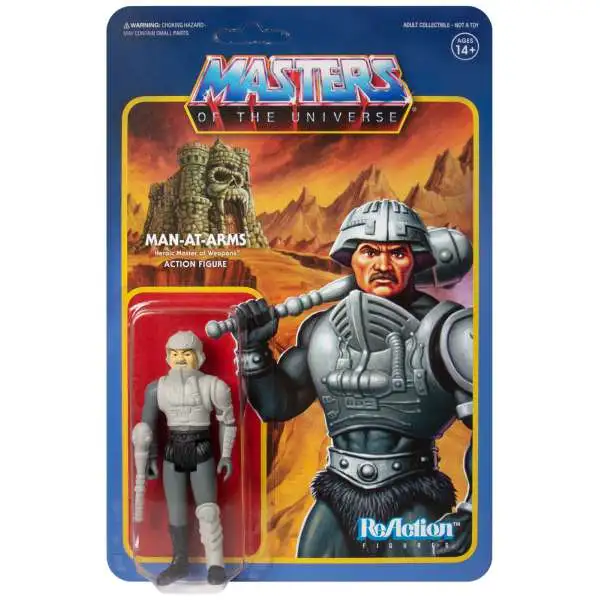 Masters of the Universe ReAction Man-At-Arms Action Figure [Move Accurate]