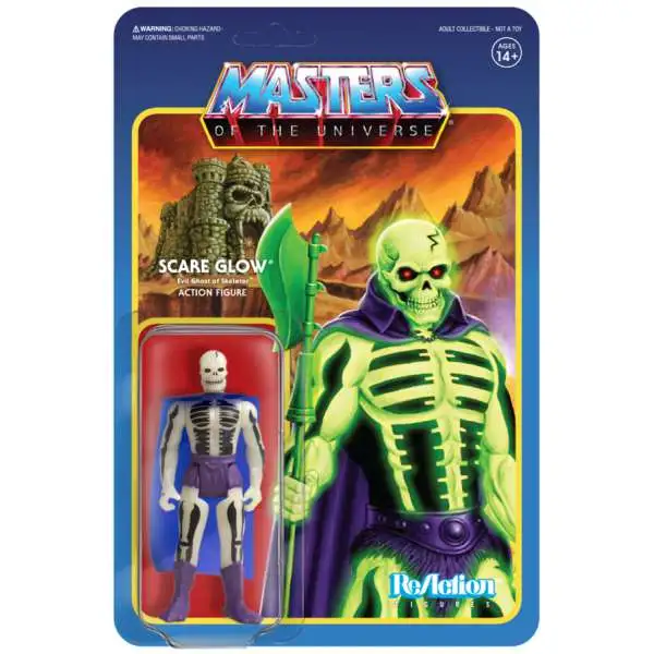 Masters of the Universe ReAction Scare Glow Action Figure [Glow in the Dark]