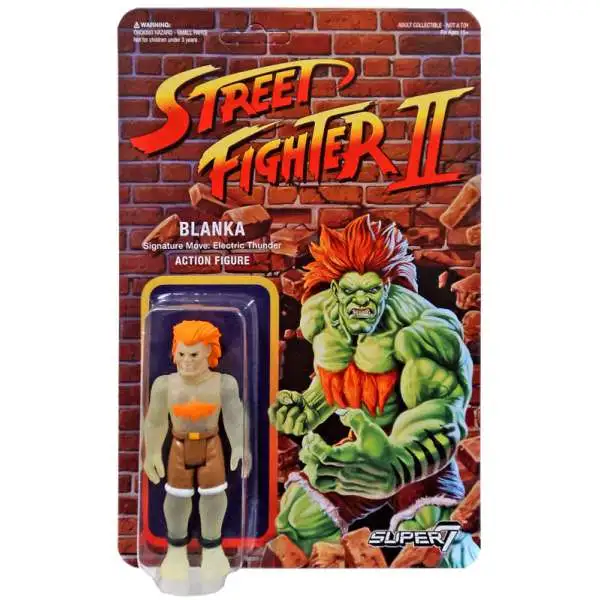 ReAction Street Fighter II Blanka Action Figure [Glow-in-the-Dark]