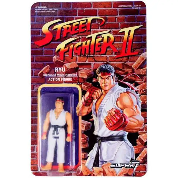ReAction Street Fighter II Ryu Action Figure