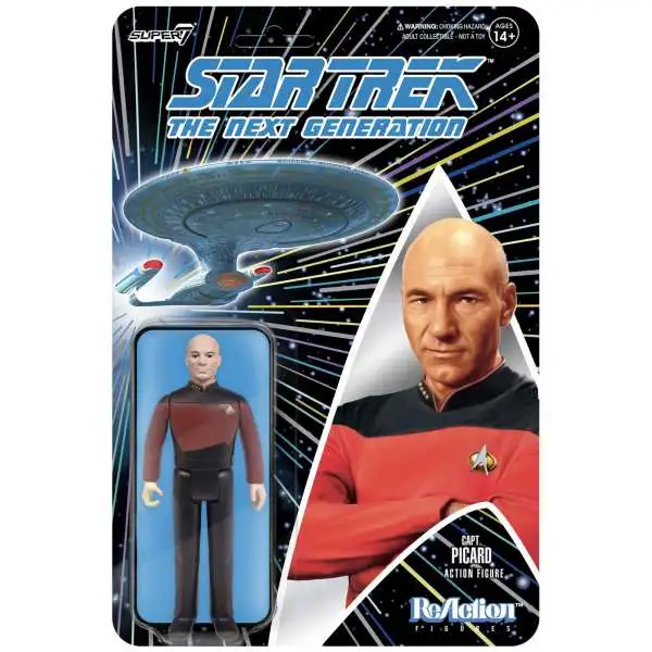 ReAction Star Trek Wave 1 Captain Picard Action Figure
