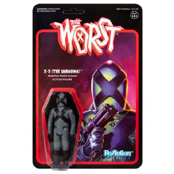 ReAction The Worst X-2 The Unknown Action Figure [Wide Release Colors]