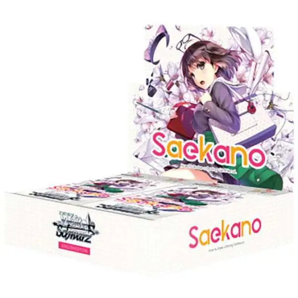Weiss Schwarz Trading Card Game Saekano: How to Raise a Boring Girlfriend Booster Box [16 Packs]
