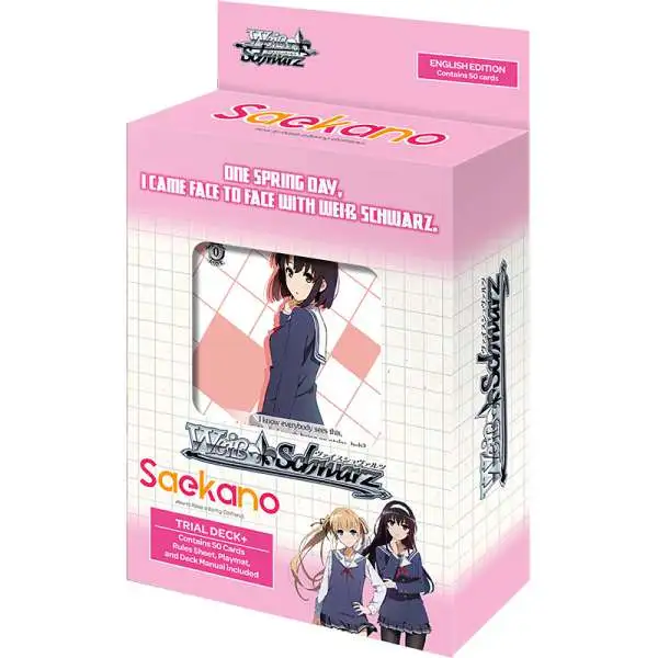 Weiss Schwarz Trading Card Game Saekano: How to Raise a Boring Girlfriend Trial Deck Plus [50 Cards]