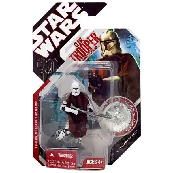 Star Wars Expanded Universe 2007 30th Anniversary Wave 8 Clone Trooper Action Figure #50 [Hawkbat Battalion]