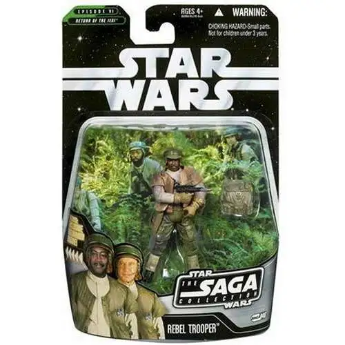 Star Wars Return of the Jedi 2006 Saga Collection Rebel Trooper Action Figure #46 [RANDOM Ethnicity]