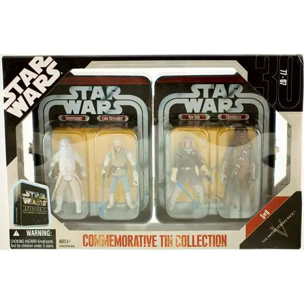 Star Wars The Empire Strikes Back Commemorative Tin Collection Snow Trooper, Luke Sywalker, Han Solo & Chewbacca Exclusive Action Figure 4-Pack #5 of 6