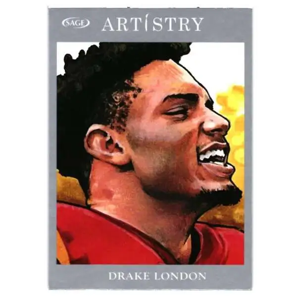 : DRAKE LONDON 2022#8 NM+-MT+ RC Rookie /796 ATLANTA FALCONS :  Collectibles & Fine Art