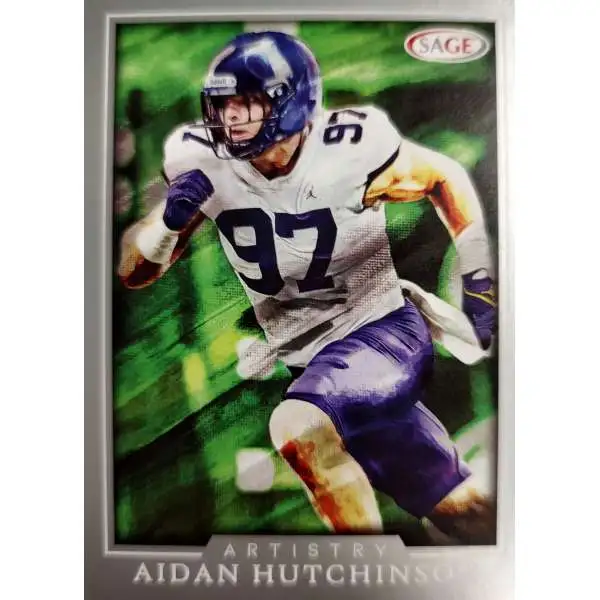 NFL 2022 Panini Mosaic Football Single Card Aidan Hutchinson 287 Rookie NFL  Debut - ToyWiz