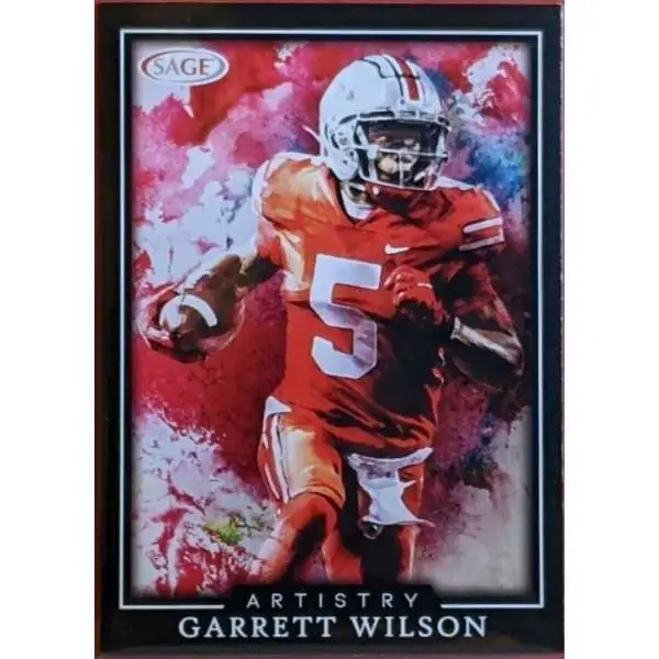 NFL 2022 Artistry Football Black Garrett Wilson #47 [Rookie Card]