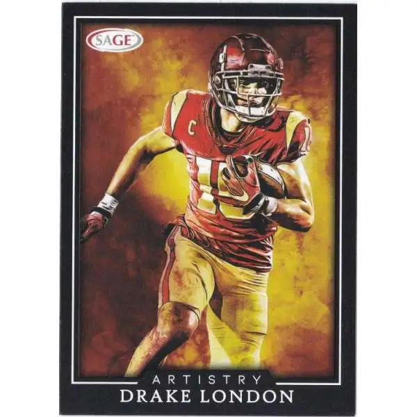 NFL 2022 Artistry Football Drake London ART-DL2 [Rookie Card]