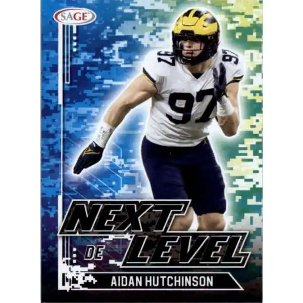 NFL Detroit Lions 2022 Sage Football Black Aidan Hutchinson #90 [Next Level]