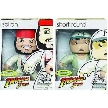 Indiana Jones Mighty Muggs Short Round & Sallah Exclusive Vinyl Figures