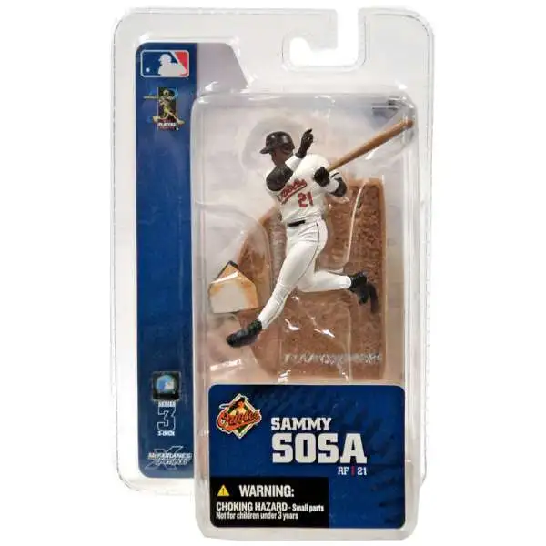 McFarlane Toys MLB Baltimore Orioles Sports Picks Baseball 3 Inch Mini Series 3 Sammy Sosa Mini Figure