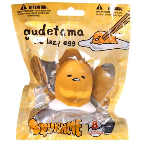 Sanrio Squishme Gudetama Squeeze Toy [Sitting Version 2]