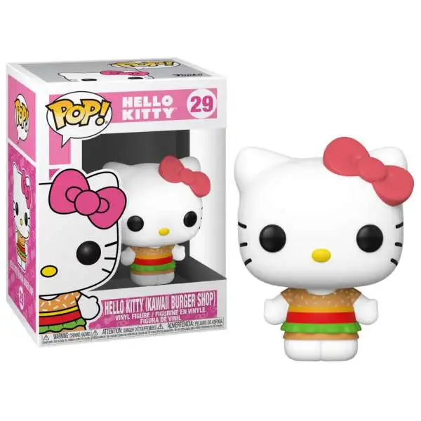 Funko POP! Sanrio Hello Kitty (Kawaii Burger Shop) Vinyl Figure #29 [Damaged Package]