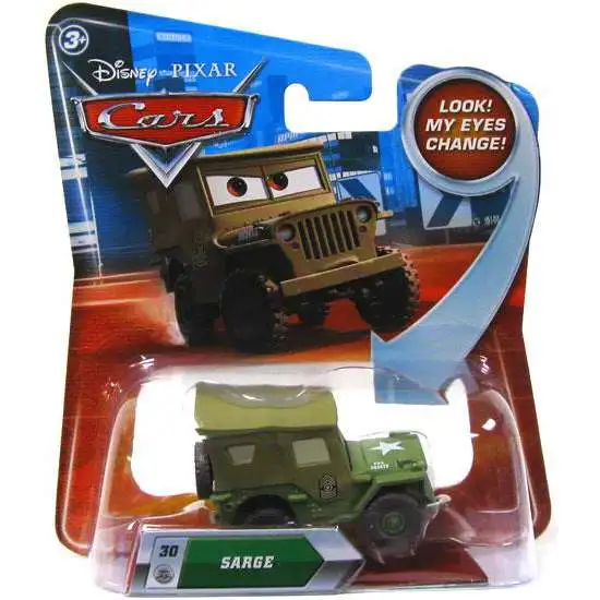 Disney Pixar Cars Lenticular Eyes Series 2 Sarge 155 Diecast Car