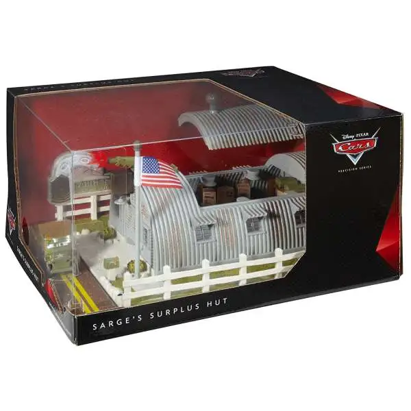 Disney / Pixar Cars Precision Series Sarge's Surplus Hut Playset [Damaged Package]