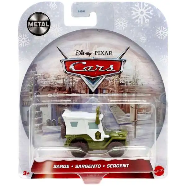 Disney / Pixar Cars Cars 3 Metal Sarge with Roof Lights Diecast Car