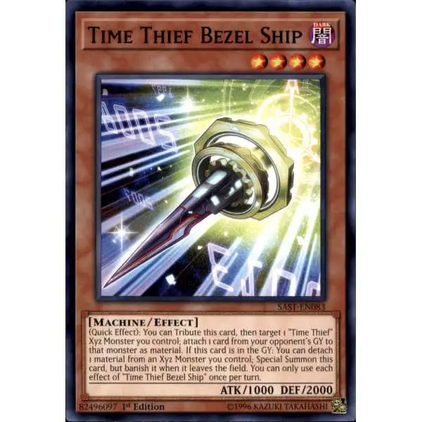 YuGiOh Savage Strike Common Time Thief Bezel Ship SAST-EN083