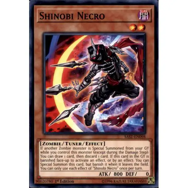 YuGiOh Savage Strike Common Shinobi Necro SAST-EN098