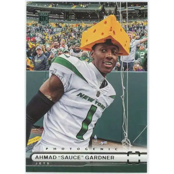 NFL 2022 Panini Chronicles Photogenic Football Ahmad "Sauce" Gardner PH-33 [Rookie]