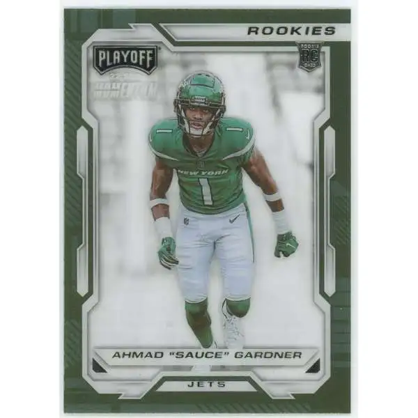 NFL 2022 Panini Chronicles Playoff Football Ahmad "Sauce" Gardner PMR-24 [Rookie, Momentum]