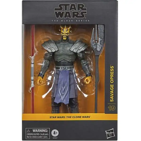 Star Wars Clone Wars Black Series Savage Opress Deluxe Action Figure