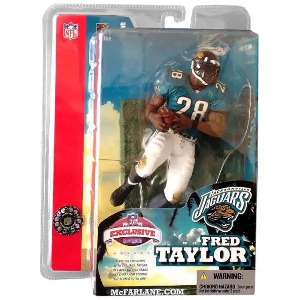 McFarlane Toys NFL Jacksonville Jaguars Sports Picks Football Exclusive Fred Taylor Exclusive Action Figure [Super Bowl XXXIX]